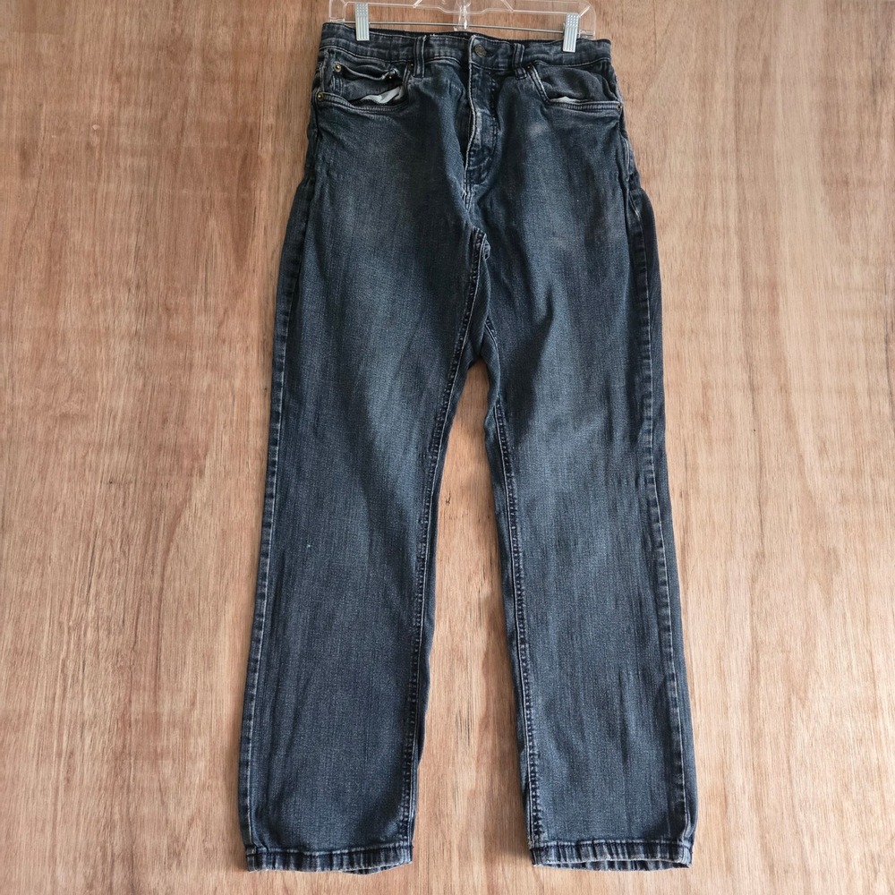 Urban Star Premium Apparel Mens Straight Leg Jeans Blue Dark Wash 32x32